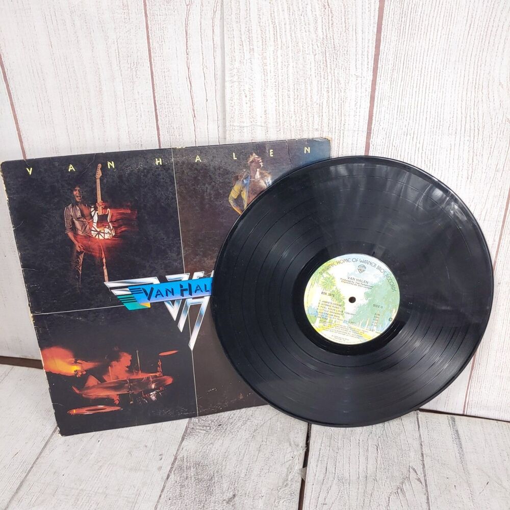 Van Halen Self Titled Debut Vinyl LP 1978 Warner Bros Burbank BSK 3075 TESTED